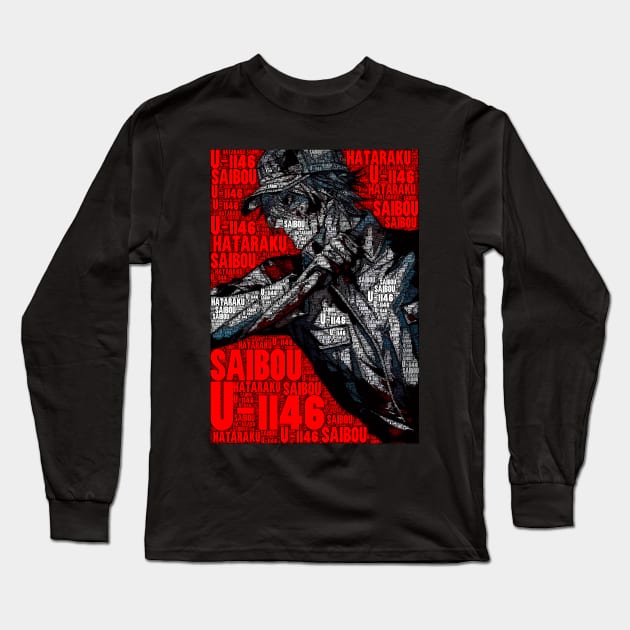 U-1146 - Hataraku Saibou / Cells at Work Long Sleeve T-Shirt by QShiro